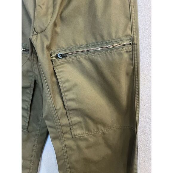 Military Cargo Pants Green Hunting Shooting Tactical  28” Waist 28” Inseam Men - Picture 2 of 14